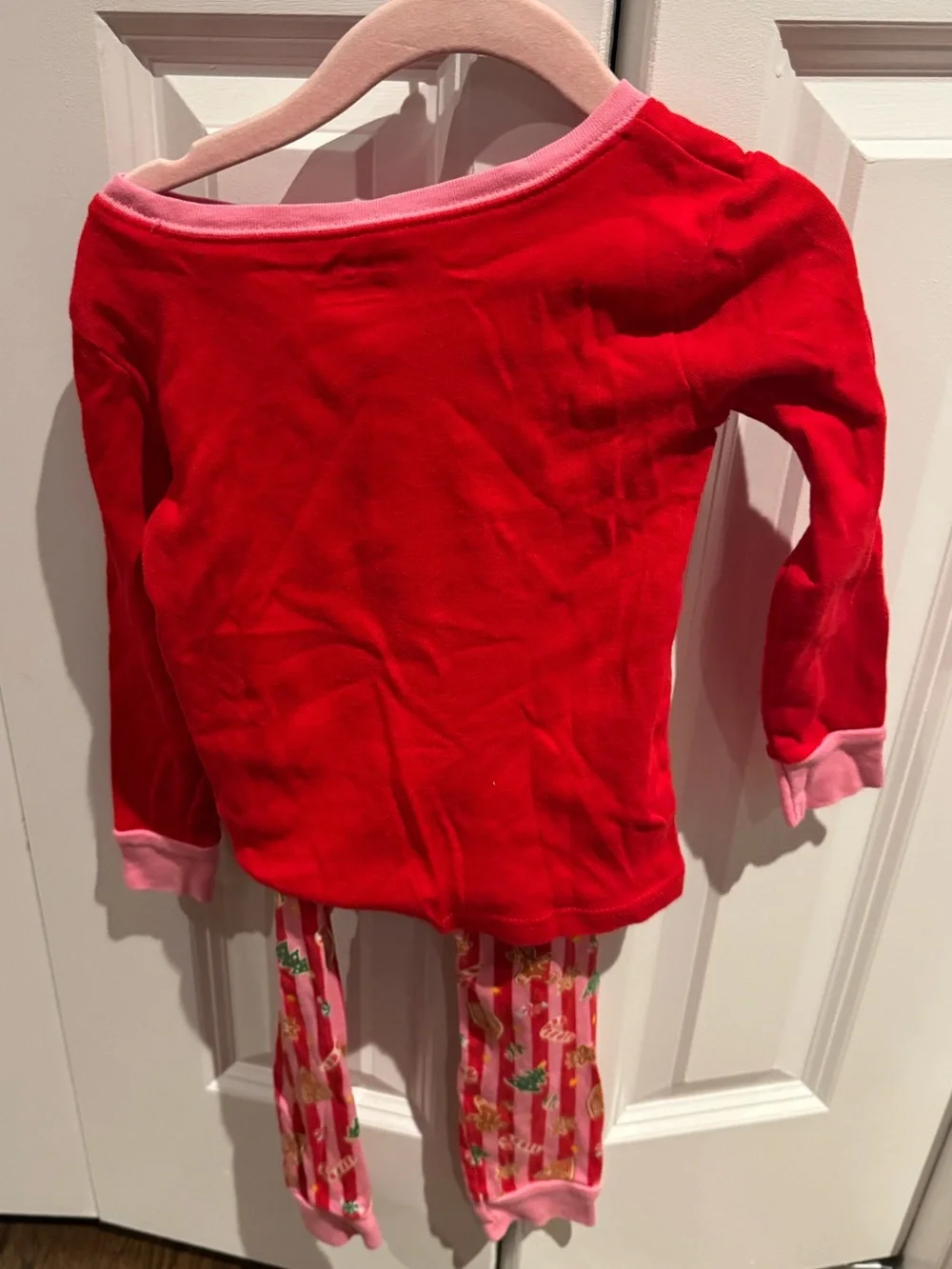 Old Navy Holiday Christmas PJ Set Pajamas Oh Snap Gingerbread Candy Cane  X-Mas